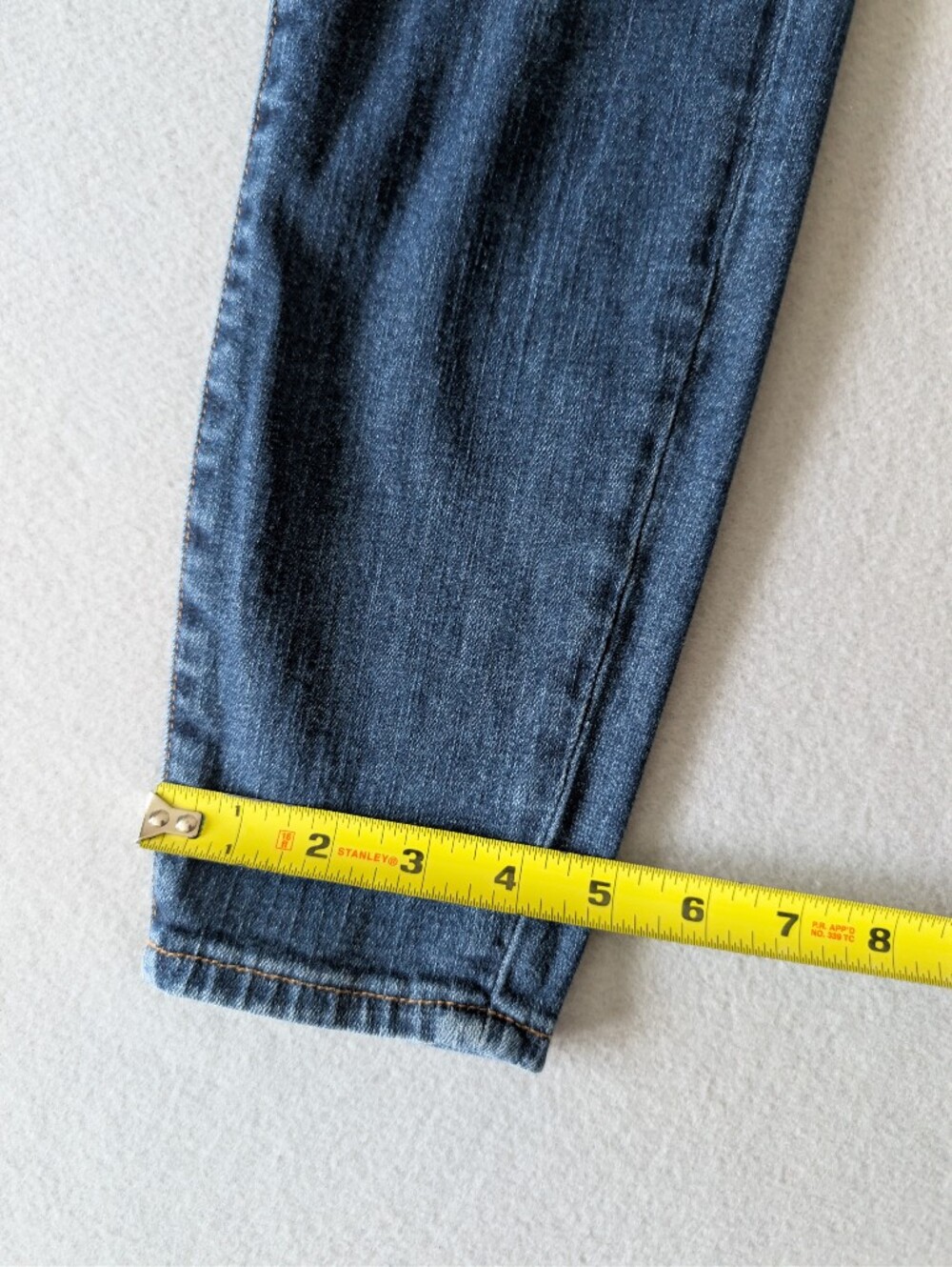 Good American Good Legs Extra Stretch Mid Rise Dark Wash Skinny Jeans 6/28 image 9